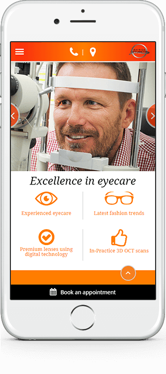 Optometry Website Design - Bayside Optometry
