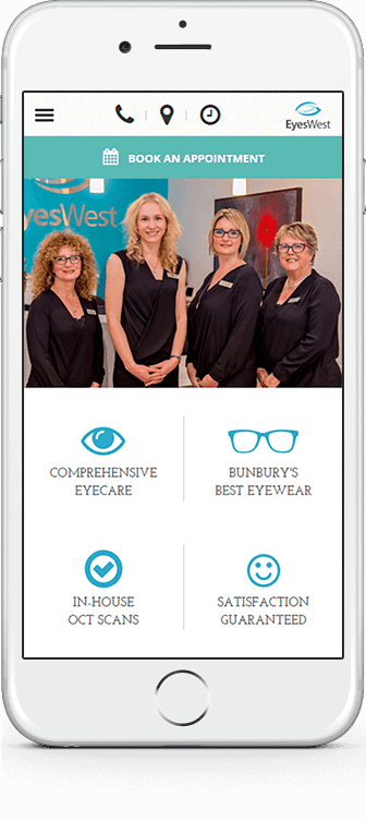 Optometry Website Design - EyesWest