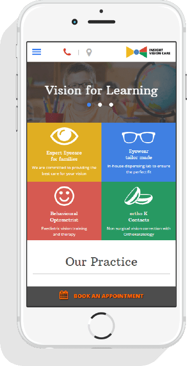 Optometry Website Design